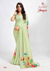 Shaayra By Kashvi Dull Moss Digital Printed Sarees Wholesale Market In Surat